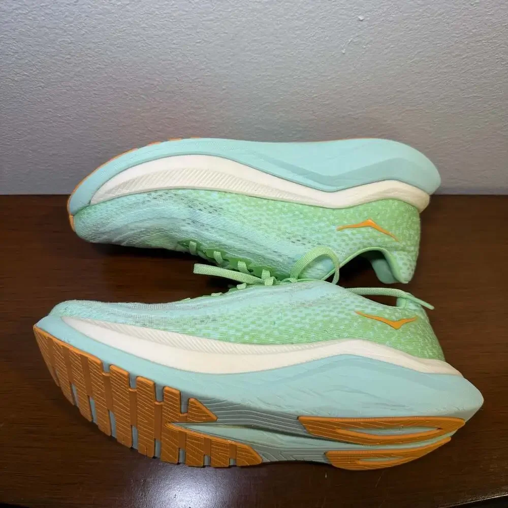 Hoka One One Women's Mach X Lime Glow Running Shoes Size 8.5B